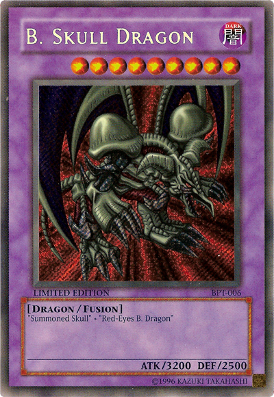 yugioh skull card B. Dragon [BPT-006] Secret Rare Pokémon Cards Online this monster boasts considerable Not Stopping Until I Color:ICY-Golden