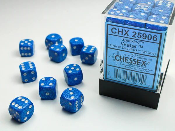 Chessex: 12mm 36d6 Speckled
