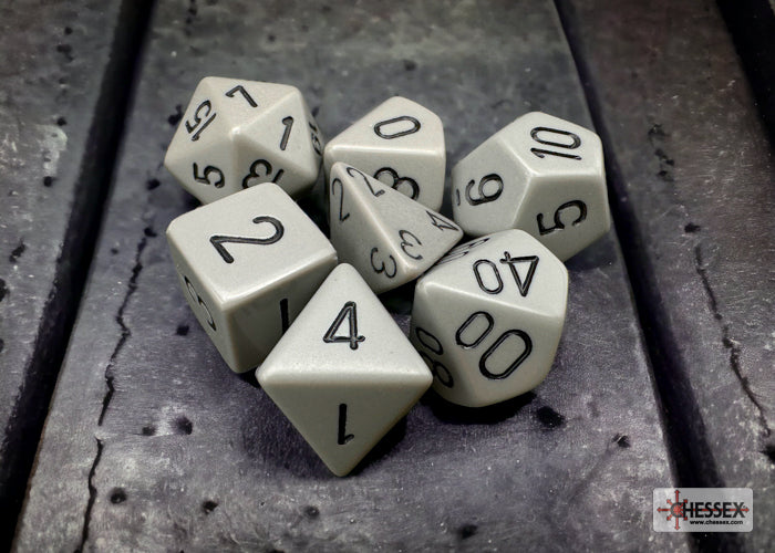 Chessex Opaque 7-Die Set