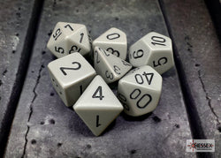 Chessex Opaque 7-Die Set