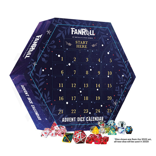 Fanroll Advent Dice Calendar