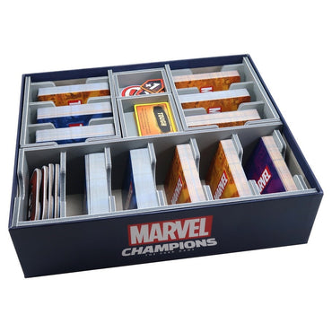 Folded Space Box Insert for Marvel Champions Card Game