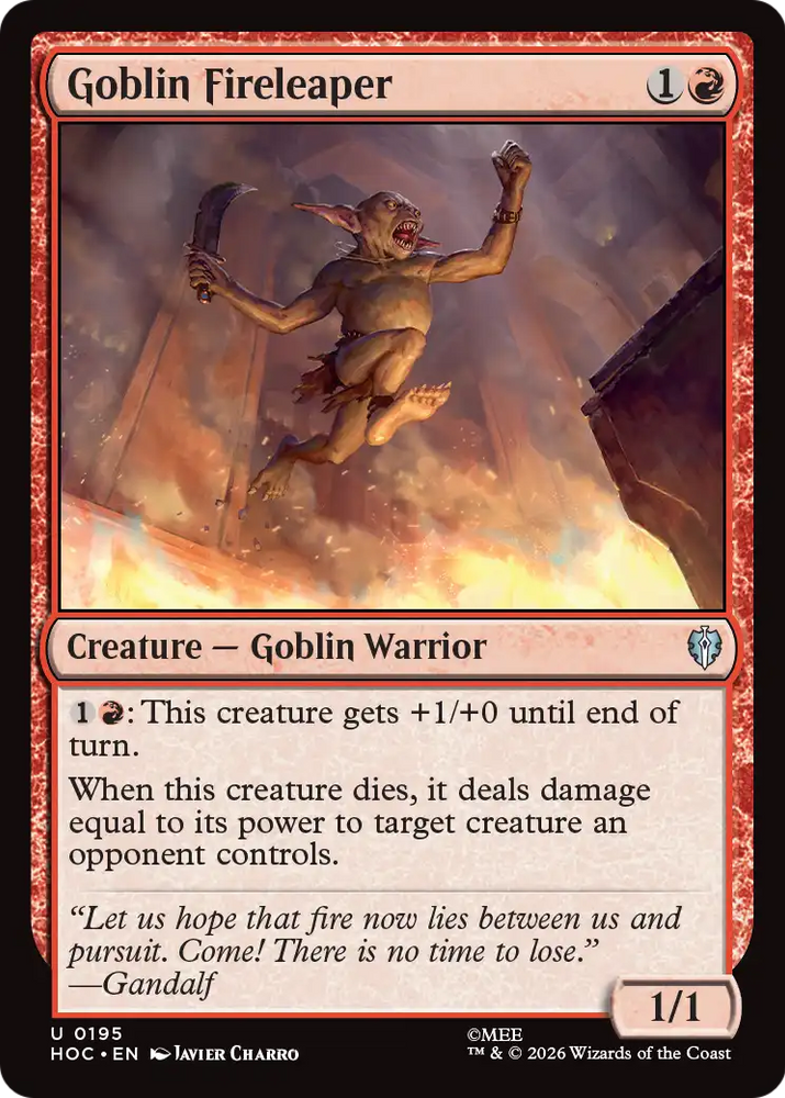 Goblin Fireleaper [The Hobbit: Eternal-Legal]