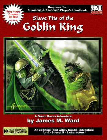 Fast Forward Entertainment's "Slave Pits of the Goblin King" (some spine wear and cover creasing, as well as page discoloration)