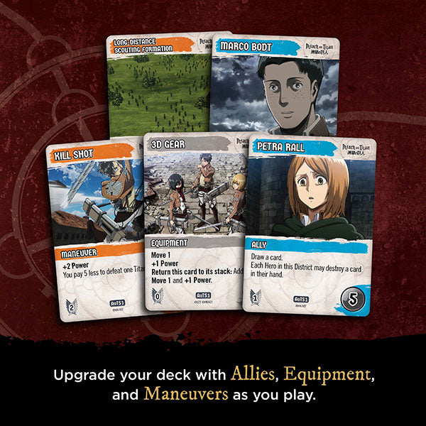 Attack on Titan Deck-Building Game - Season 1