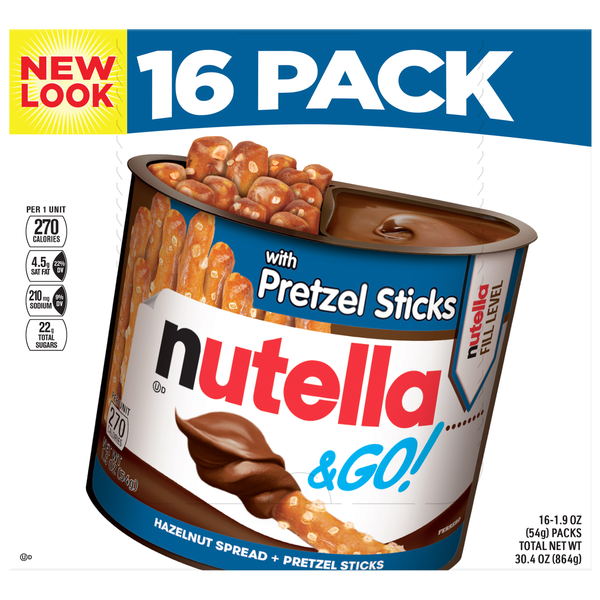 Nutella & Go with Pretzel Sticks