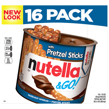 Nutella & Go with Pretzel Sticks