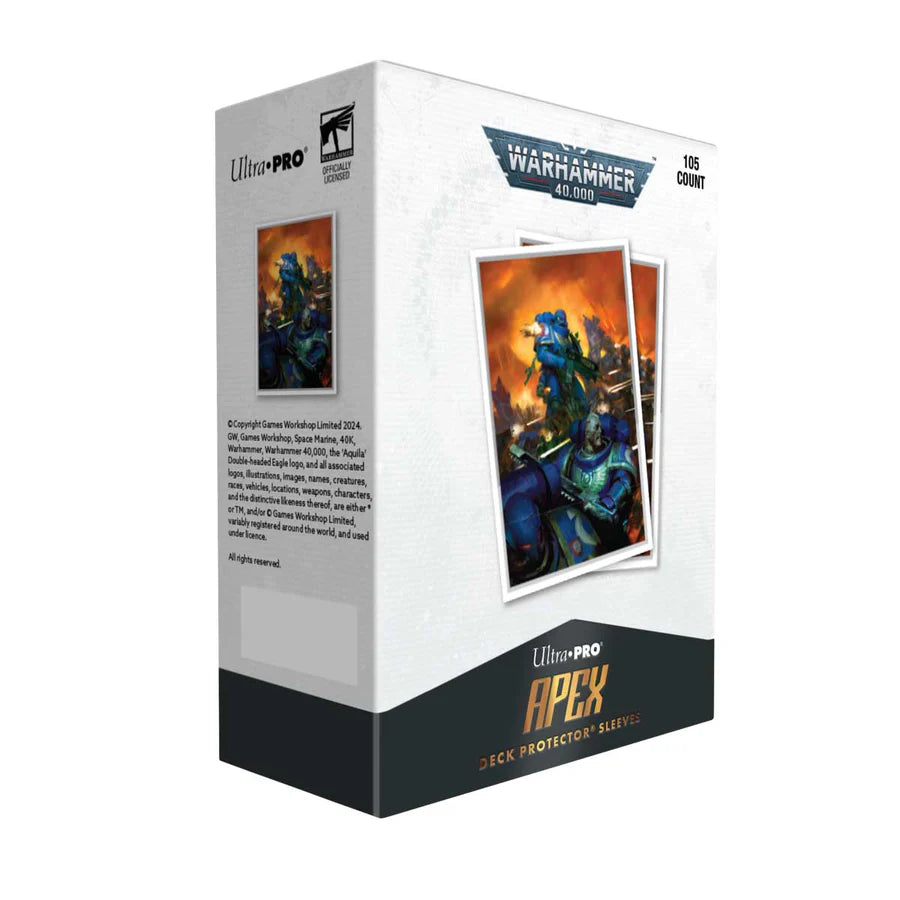 Ultra PRO Warhammer 40k: Apex Sleeves - Space Marines Adeptus Astartes