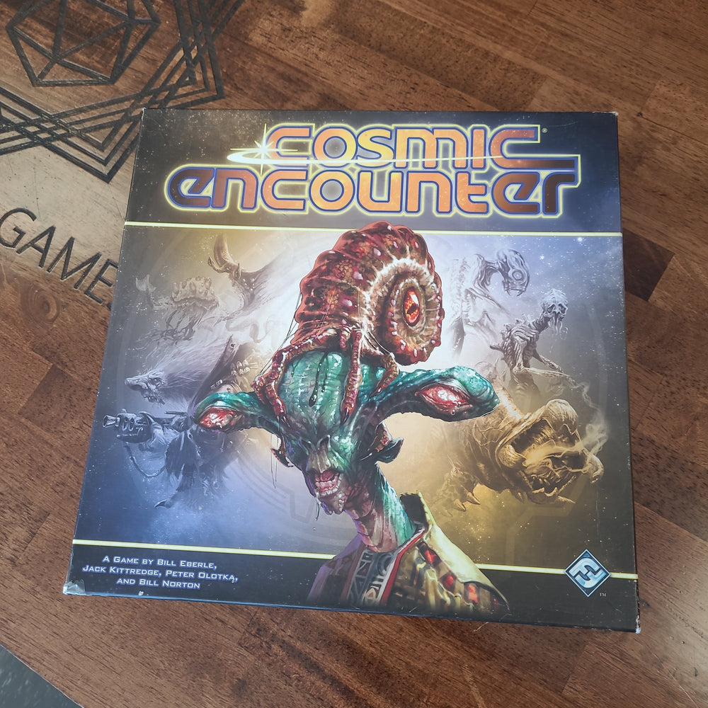 Cosmic Encounter (Box with heavy wear/repairs, interior components good)