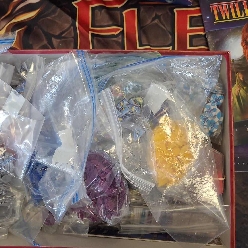 Twilight Imperium Third Edition w/ Shattered Empire (Box damage, cards and tiles in good condition)