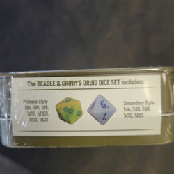 The Druid Dice Set by Beaadle & Grimm's