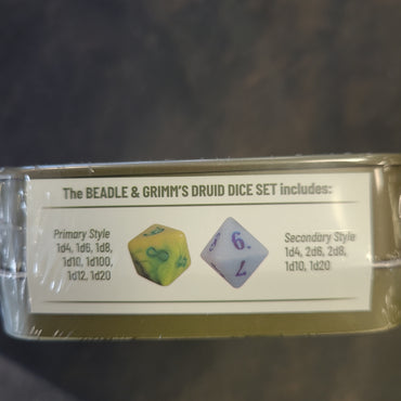The Druid Dice Set by Beaadle & Grimm's