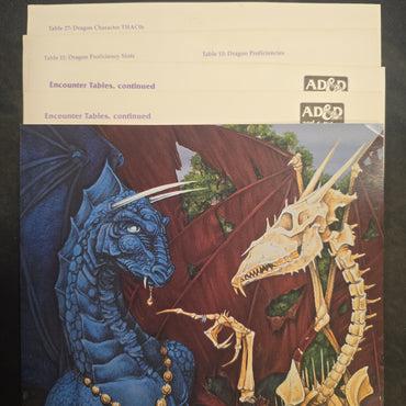 Advanced Dungeon and Dragons 2e Dragonlance Council of Wyrms Boxed Set (Box is heavily worn, but contents are there including posters!)