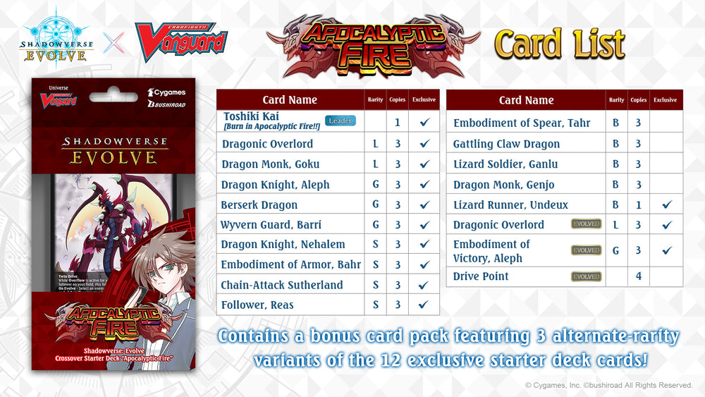 Crossover Starter Deck: Apocalyptic Fire