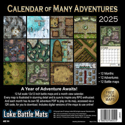 Calendar of Many Adventures (2025)