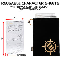 Enhance Acrylic Character Sheets