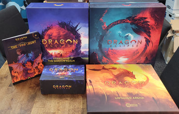 Dragon Eclipse Game Bundle - USED Game (Excellent Condition, exterior boxes may have minor scratches and wear)