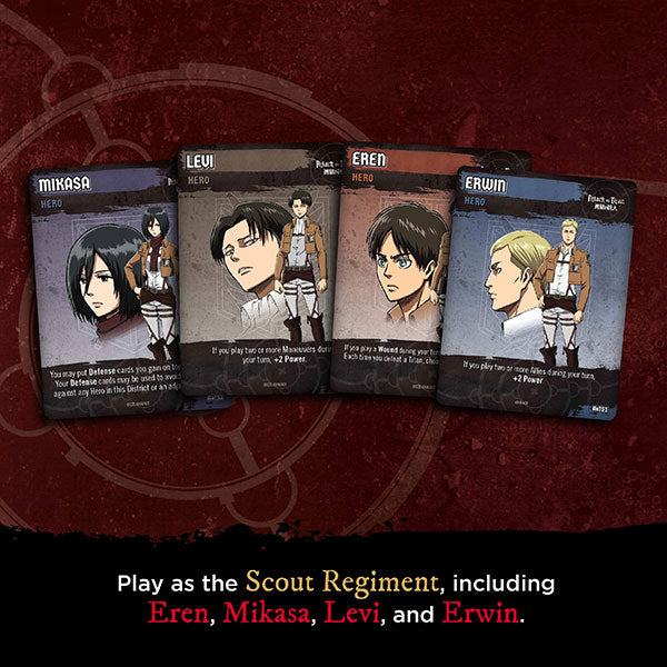 Attack on Titan Deck-Building Game - Season 1