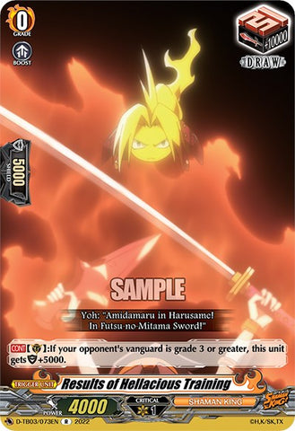 Results of Hellacious Training (D-TB03/073EN) [Shaman King]