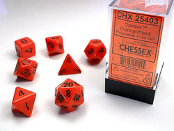 Chessex Opaque 7-Die Set