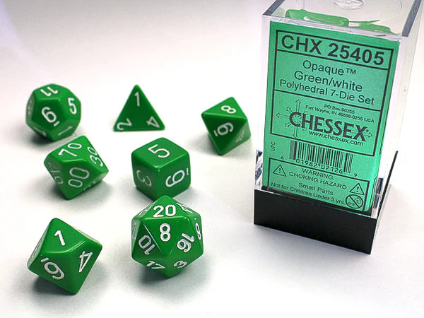 Chessex Opaque 7-Die Set