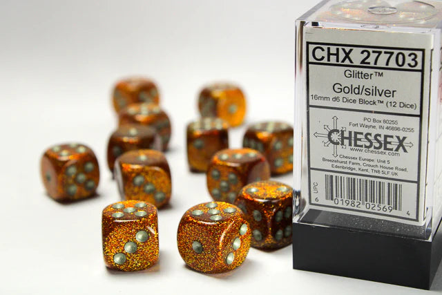 Chessex: 16mm 12d6 Glitter