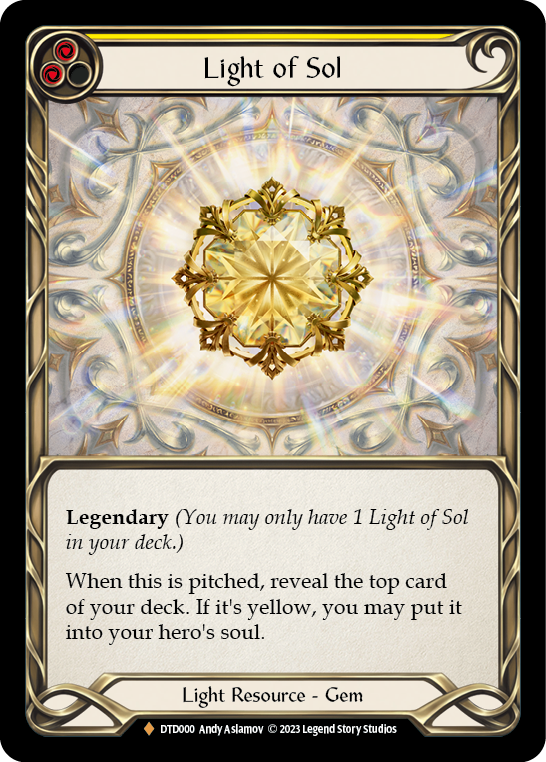 Light of Sol [DTD000] (Dusk Till Dawn)  Cold Foil