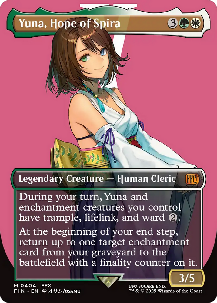 Yuna, Hope of Spira (Borderless) [FINAL FANTASY]