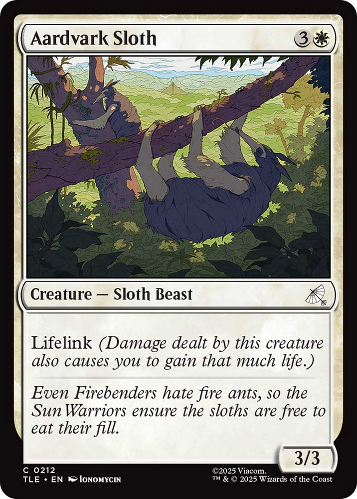 Aardvark Sloth [Avatar: The Last Airbender: Eternal-Legal]