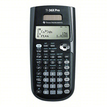 TEXAS INSTRUMENTS Scientific Calculator: LCD Display, Battery/Solar Powered, 7 1/4 in Ht, 7.25 in Dp