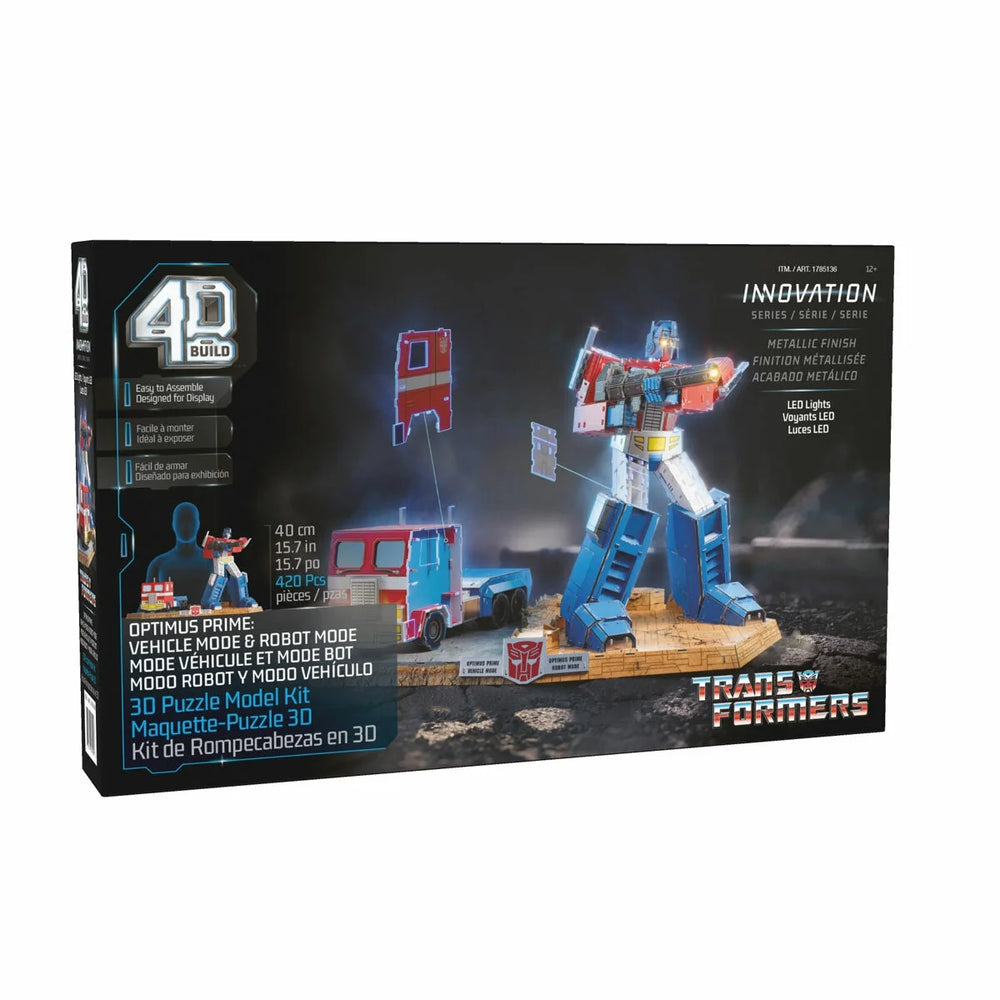 4D Build Transformers Optimus Prime Vehicle & Robot Mode (Used)