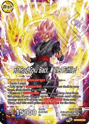 Zamasu // SS Rose Goku Black, Wishes Fulfilled (BT16-072) [Realm of the Gods]