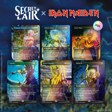 Secret Lair x Iron Maiden: Album Art Foil Edition