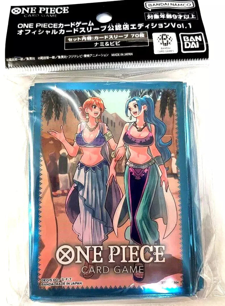 One Piece TCG: Official TCG+ Stores Sleeves Limited Editon V1 - Nami and Vivi