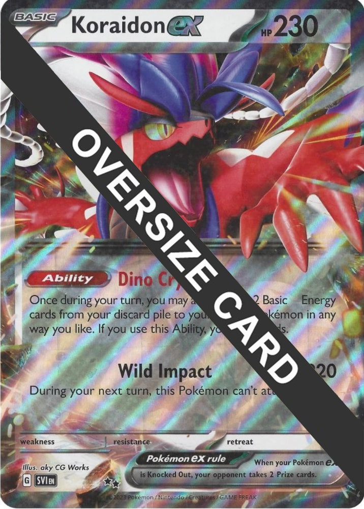 basic koraidon pokemon card TCG: Scarlet and Violet Elite Trainer Box Fighting / 130 / Basic Attack 1 Koraidon ex Ascended Heroes