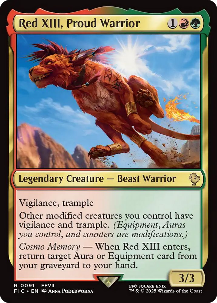 Red XIII, Proud Warrior [FINAL FANTASY Commander]