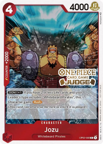 Jozu (Judge) [One Piece Promotion Cards]