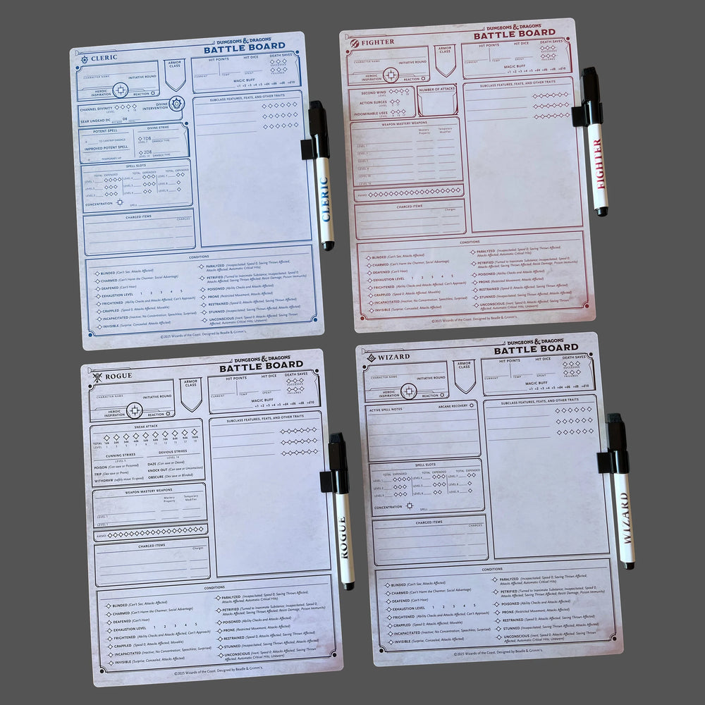 Beadle and Grimm's Dungeons & Dragons Battle Board