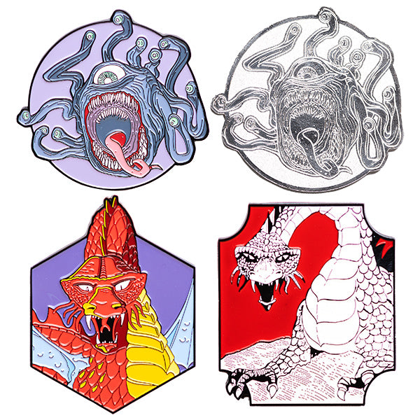 D&D Monster Mystery Pin