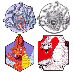 D&D Monster Mystery Pin