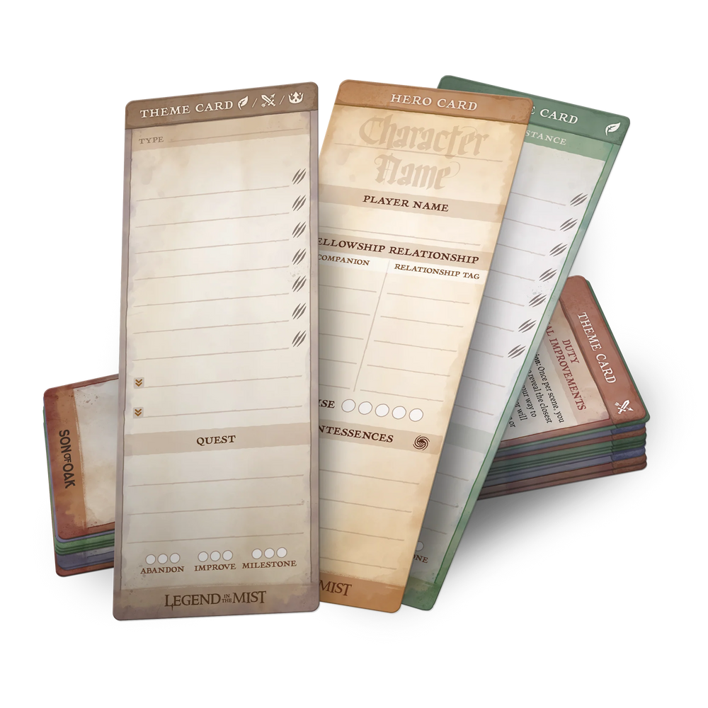 Legend in the Mist - Theme Cards
