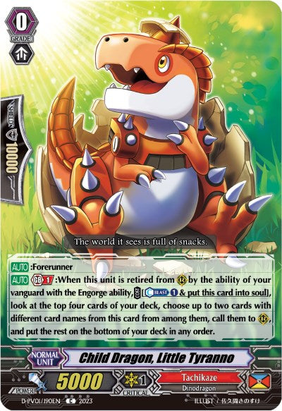 Child Dragon, Little Tyranno (D-PV01/190EN) [History Collection]