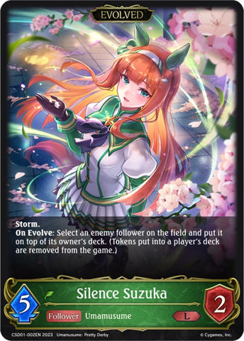 Silence Suzuka (Evolved) (CSD01-002EN) [Ready, Set, Umamusume!]