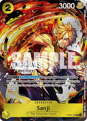 Sanji (Online Regional 2024) [Participant] [One Piece Promotion Cards]