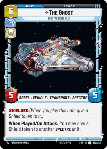 Image for The Ghost - Spectre Home Base (050/252) [Spark of Rebellion] - Star Wars: Unlimited