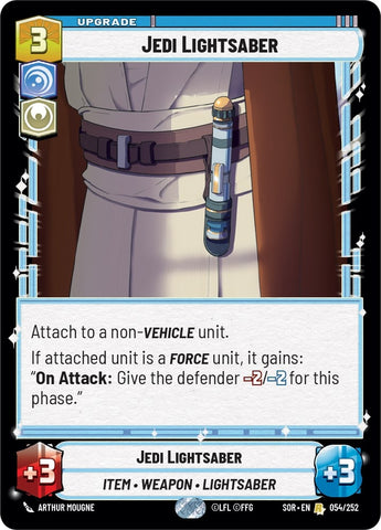 Image for Jedi Lightsaber (054/252) [Spark of Rebellion] - Star Wars: Unlimited