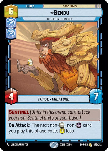 Image for Bendu - The One in the Middle (056/252) [Spark of Rebellion] - Star Wars: Unlimited
