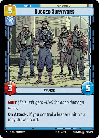 Image for Rugged Survivors (067/252) [Spark of Rebellion] - Star Wars: Unlimited