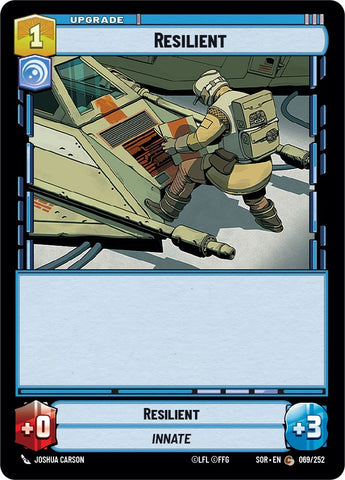 Image for Resilient (069/252) [Spark of Rebellion] - Star Wars: Unlimited