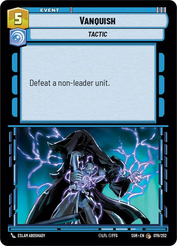 Image for Vanquish (078/252) [Spark of Rebellion] - Star Wars: Unlimited